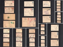 Russia, Russian Empire, Collection of Postal History Covers and Postcards