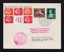 1939 Third Reich, Germany Cover, Airship 'Graf Zeppelin', Rhine - Main (Special Cancellation)