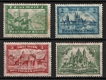 1924-27 Weimar Republic, Germany (Mi. 364 - 367, Full Set, Signed, CV $320)