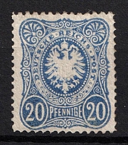 1875 20pf German Empire, Germany (Mi. 34 b, Signed, CV $200)