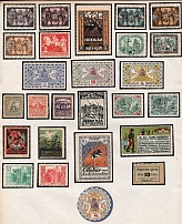 Military, Army, World War I, Hungary, Europe, Stock of Cinderellas, Non-Postal Stamps, Labels, Advertising, Charity, Propaganda (#66B)