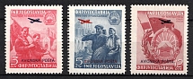 1949 Yugoslavia, Airmail (Mi. 575 - 577, Full Set, CV $50, MNH)