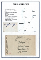 1942 (7 Feb) Germany, German Field Post in Africa, Censored cover from Front (Birel Melezz area) to Germany, Field post № 10532 A