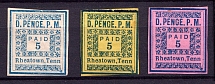 D. Pence. P. M., Rheatown Tenn, United States Locals & Carriers (Old Reprints and Forgeries)