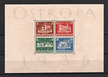 1935 Third Reich, Germany `Ostropa` (Souvenir Sheet Mi. 3, CV $1,400, MNH)