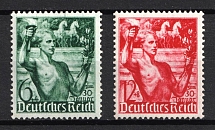 1938 Third Reich, Germany (Mi. 660 - 661, Full Set, CV $30, MNH)