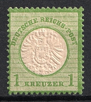 1872 1kr German Empire, Germany (Mi. 23a, CV $70)