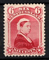 1894 6c Newfoundland, Canada (SG 60, CV $50)