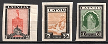 1933 Latvia (Imperforated, Signed, CV $65)