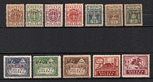 1919 Levant Polish Post Office in Turkey, Poland (Mi. 1 - 12, Full Set, CV $1300)