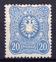 1885 20kr German Empire, Germany (Mi. 42 ba)