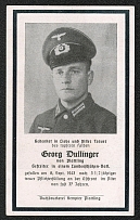 1943 Memory Card. Georg Dullinger