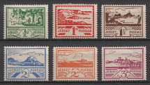 1943-44 Jersey, German Occupation, Germany (Mi. 3 - 8, Full Set, CV $30)