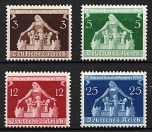1936 Third Reich, Germany (Mi. 617 - 620, Full Set, CV $30, MNH)