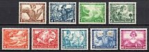 1933 Third Reich, Germany (Mi. 499 - 507, Full Set, CV $390)