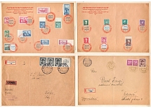 1935-37 Czechoslovakia, Thomas Masaryk, Stock of Covers with Commemorative Cancellations