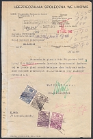 1936 Lviv, Poland, Social Insurance in Lviv, Non-Postal Stamps