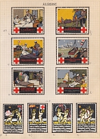 Leipzig, Germany, Red Cross, Stock of Rare Cinderellas, Non-postal Stamps, Labels, Advertising, Charity, Propaganda (#88)
