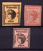 Chester Westervelt's N. Y. Post, United States Locals & Carriers (Old Reprints and Forgeries)