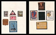 Germany, Stock of Cinderellas, Non-Postal Stamps, Labels, Advertising, Charity, Propaganda (#386)