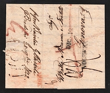 1822 Cover from Brody to Genova