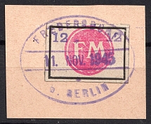 1945 12pf Fredersdorf (Berlin), Germany Local Post (Mi. Sp 239, Canceled)
