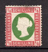 1873 Heligoland Germany 1/4 Sh (Old Forgery)