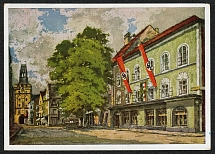 1942 Adolf Hitler birth house Special Postmark Munich