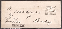 1865 Germany Service mail cover Gorlitz-Bumburg
