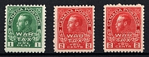 1915 Canada (SG 228 - 230, CV $100)