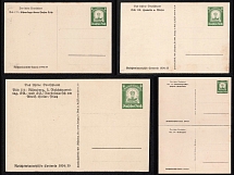 1934-35 Third Reich, Germany, Stock of Mint Postcards