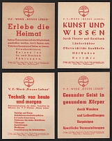 'Work New Life', Vienna, German Propaganda, Vienna, Austria, Pamphlets (Flyers)
