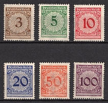 1923 Weimar Republic, Germany (Mi. 338 - 343, CV $140, MNH)