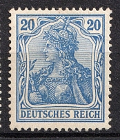 1902 20pf German Empire, Germany (Mi. 72 a, CV $50)