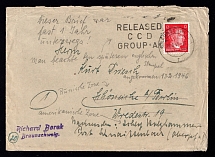 1945 (19 Mar) Braunschweig, Germany Local Post, Cover to Berlin