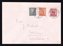 1946 (5 Mar) Plauen, Cover to Treuen franked with Soviet Zone Stamps, Germany Local Post (Mi. 5 y, 118 x, 151 y, CV $80)