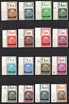 1940 Lorraine, German Occupation, Germany (Mi. 1 W OR - 16 W OR, Full Set, Corner Margins, Plate Numbers, CV $130, MNH)