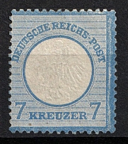 1872 7kr German Empire, Germany (Mi. 10, Signed, CV $1,170)