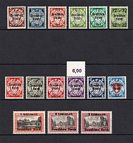 1939 Third Reich, Germany (Mi. 716-729, Full Set, CV $300, MNH)