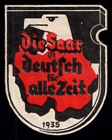 1935 'The Saar is German', German Propaganda, Cinderella