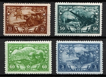 1943 25th Anniversary of the Red Army and Navy, Soviet Union, USSR, Russia (Full Set, MNH)