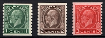 1933 Canada, Full Set (SG 326 - 328, CV $75, MNH)