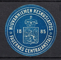 1885 Niuvanniemen Administration Mail Seal Label (MNH)