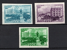1948 225th Anniversary of the City Sverdlovsk, Soviet Union, USSR, Russia (Zv. 1255 - 1257, Full Set, Imperforate, MNH)
