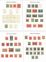 1923-32 United States, Stock of Stamps