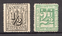 1864 Hamburg Germany (CV $100)