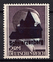 1945 2m Schwarzenberg (Saxony), Soviet Russian Zone of Occupation, Germany Local Post (Mi. 21 II B, Signed, MNH)