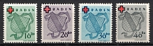 1949 Baden, French Zone of Occupation, Germany (Full Set, CV $130, MNH)