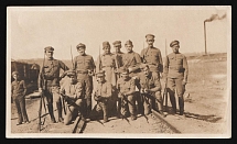 1917-1920 'Czech soldiers on a railroad', Czechoslovak Legion Corps in WWI, Russian Civil War, Postcard