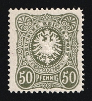 1880 50pf German Empire, Germany (Mi. 44 I b, Signed, CV $130, MNH)